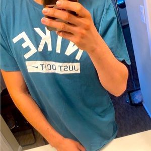 Teal Nike t shirt